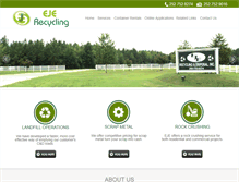 Tablet Screenshot of ejerecycle.com